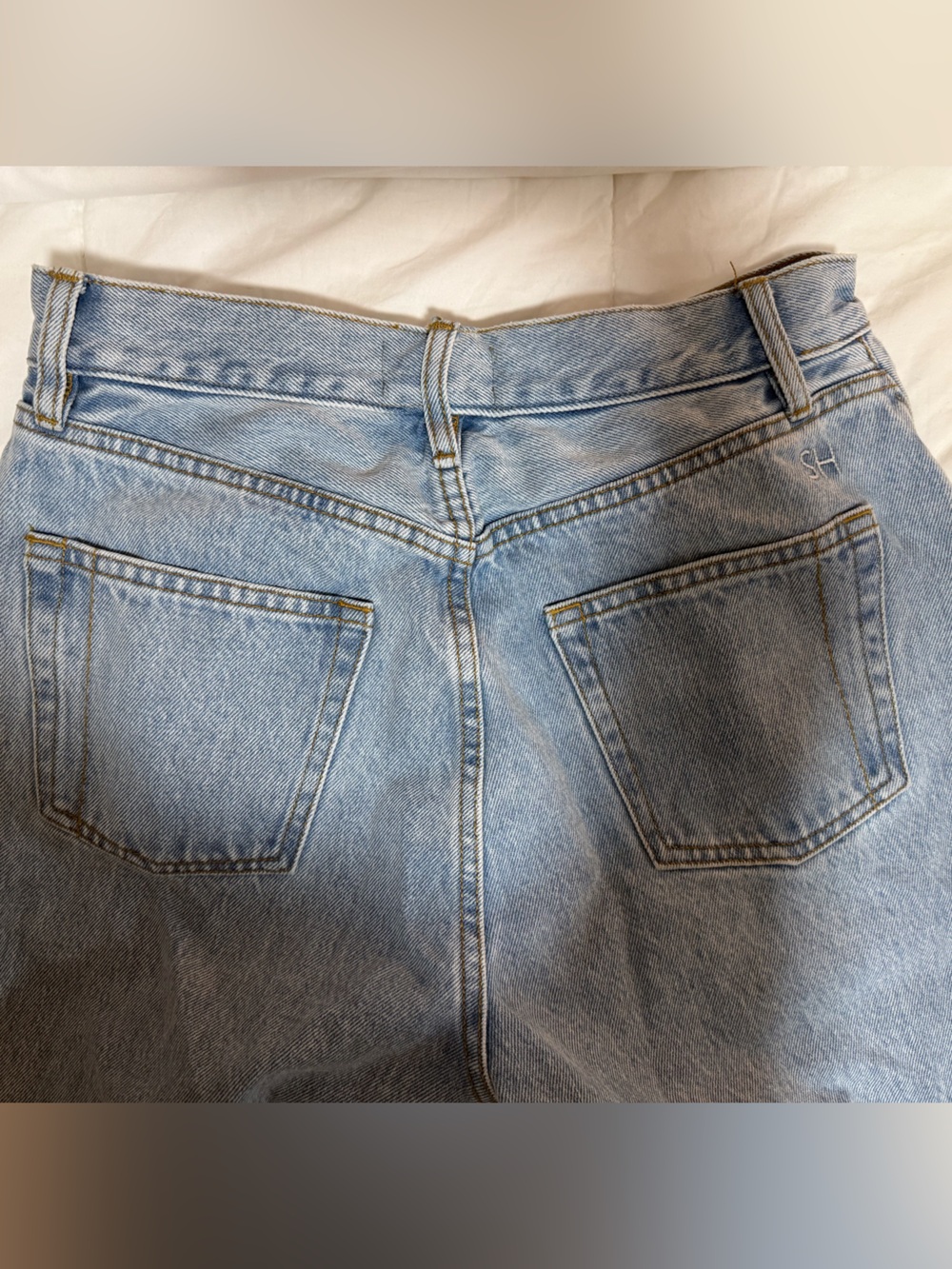 Still Here Light Blue Women’s Straight-Leg Jeans - Picture 2 of 3
